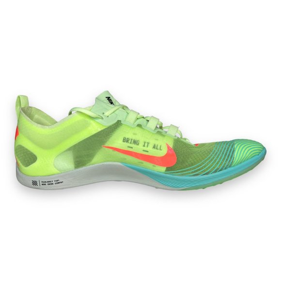 Nike Zoom Victory 5 XC Distance Spikes Volt Hyper Orange AJ0847-701 Men sz 12.5 - Picture 4 of 9